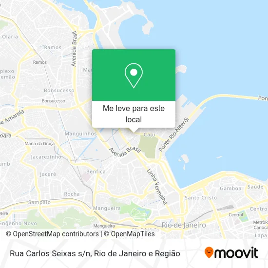 Rua Carlos Seixas s/n mapa
