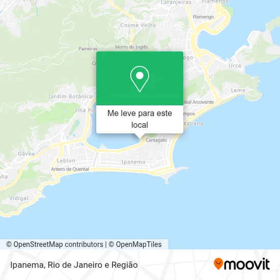 Ipanema mapa