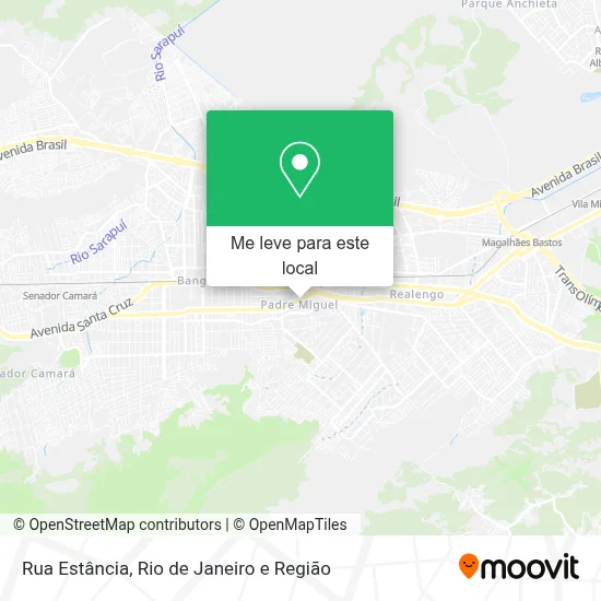 Rua Estância mapa