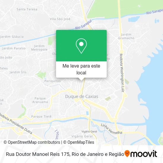 Rua Doutor Manoel Reis 175 mapa