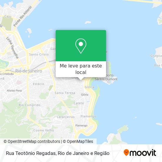 Rua Teotônio Regadas mapa