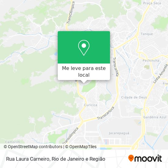Rua Laura Carneiro mapa