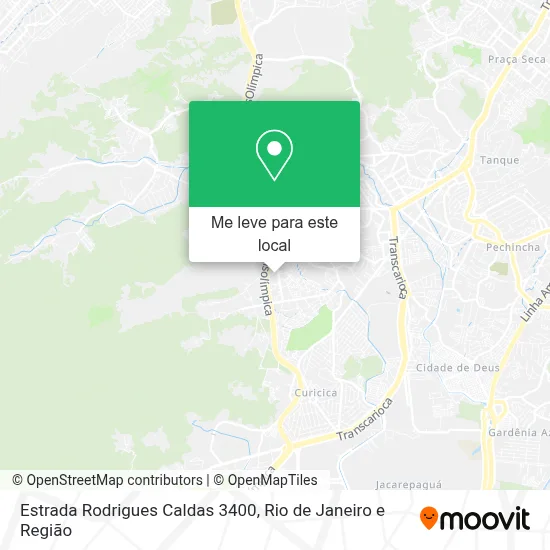 Estrada Rodrigues Caldas 3400 mapa
