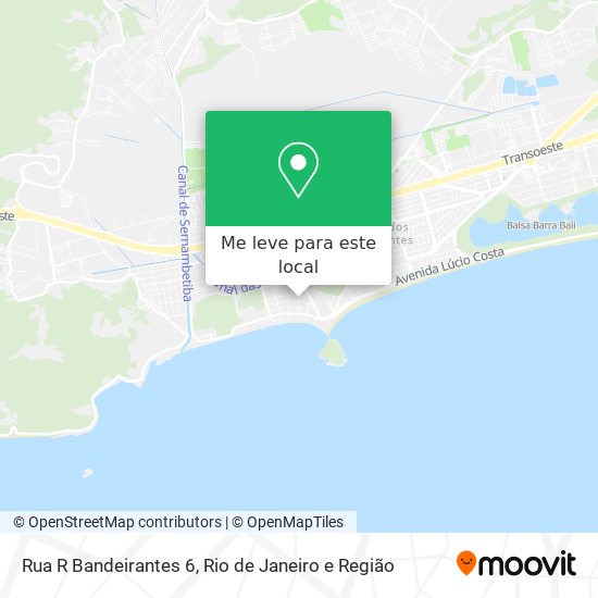 Rua R Bandeirantes 6 mapa