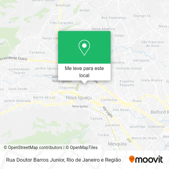 Rua Doutor Barros Junior mapa
