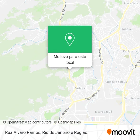 Rua Álvaro Ramos mapa