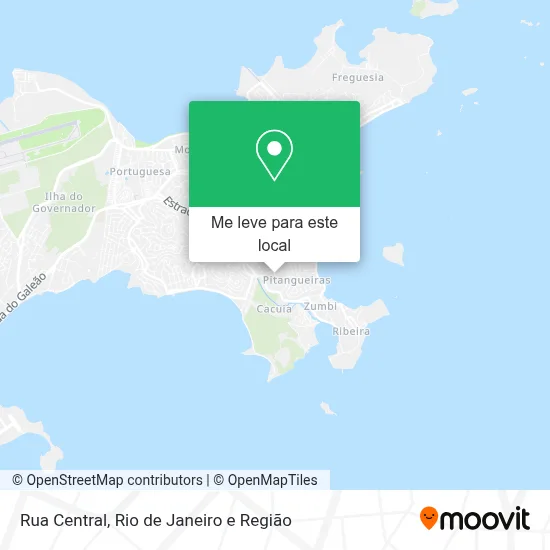 Rua Central mapa