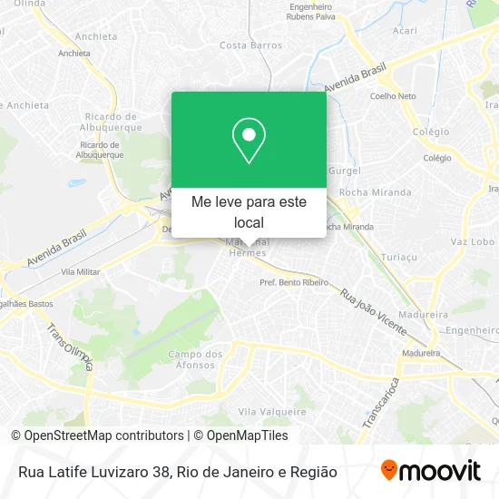 Rua Latife Luvizaro 38 mapa