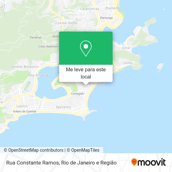 Rua Constante Ramos mapa