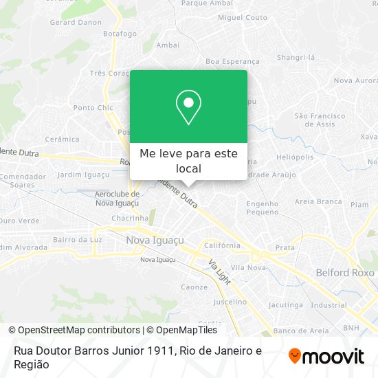 Rua Doutor Barros Junior 1911 mapa
