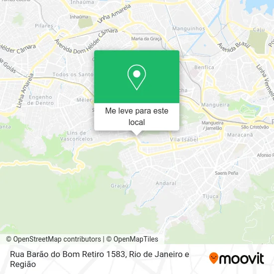 Rua Barão do Bom Retiro 1583 mapa