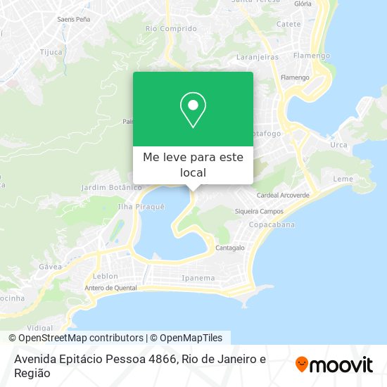 Avenida Epitácio Pessoa 4866 mapa
