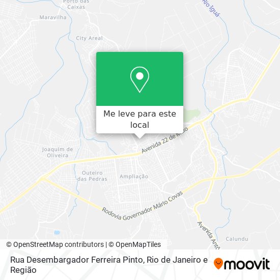 Rua Desembargador Ferreira Pinto mapa