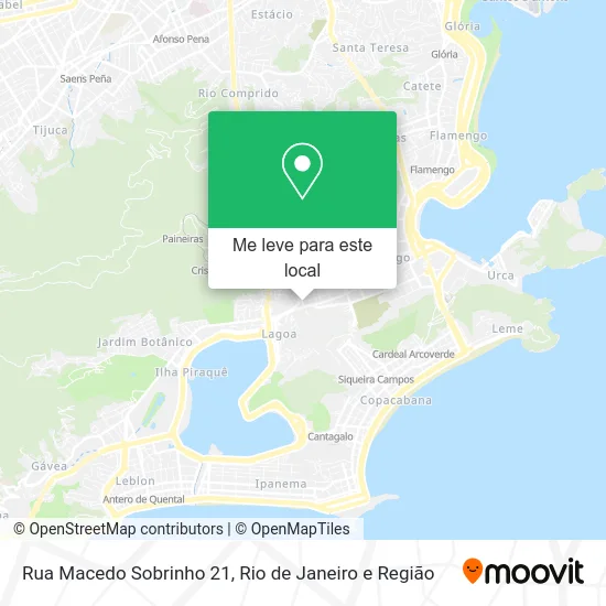Rua Macedo Sobrinho 21 mapa