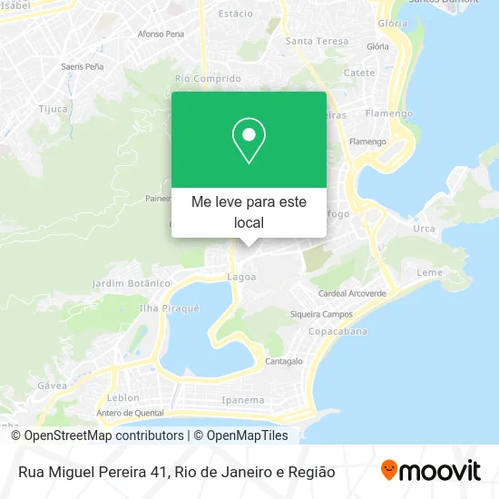 Rua Miguel Pereira 41 mapa