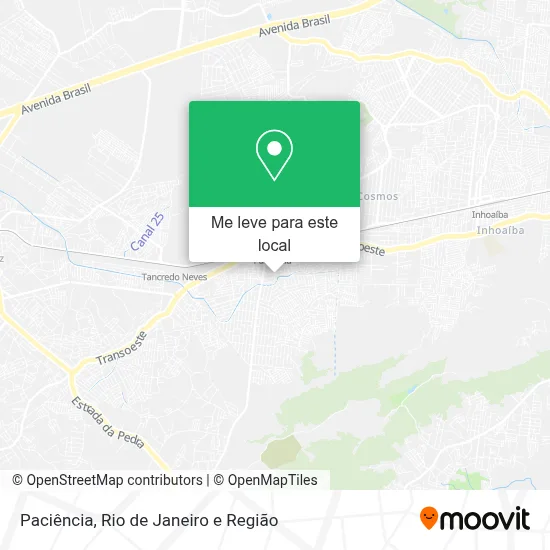 Paciência mapa