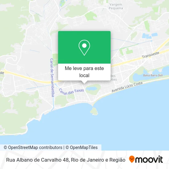 Rua Albano de Carvalho 48 mapa