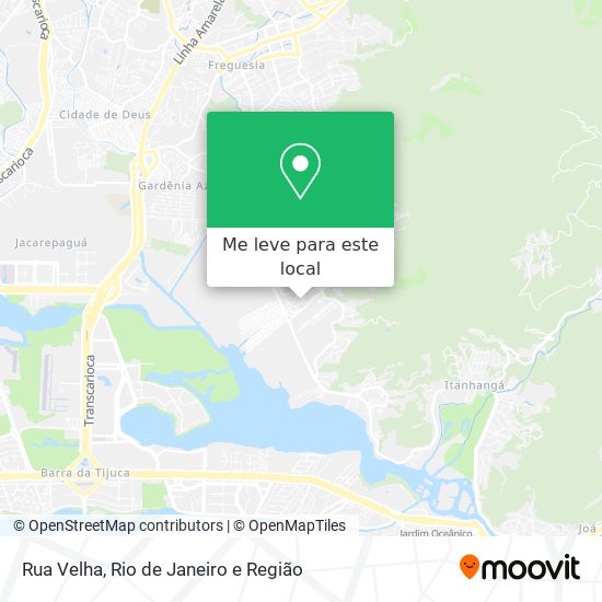 Rua Velha mapa