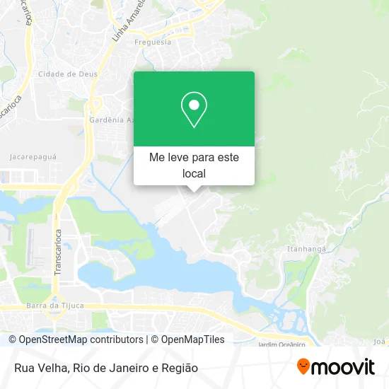 Rua Velha mapa