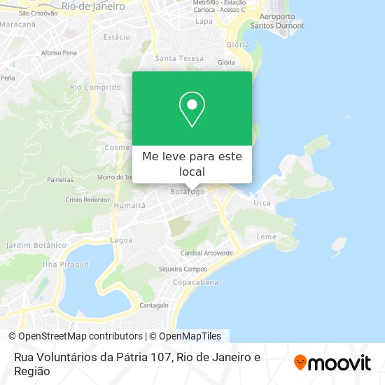 Rua Voluntários da Pátria 107 mapa