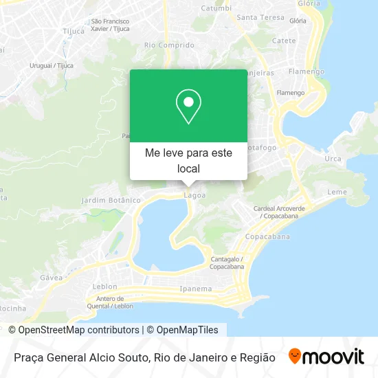 Praça General Alcio Souto mapa