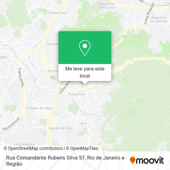 Rua Comandante Rubens Silva 57 mapa