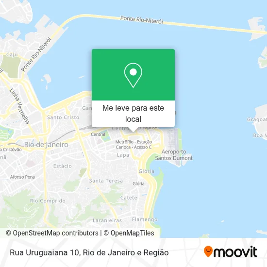 Rua Uruguaiana 10 mapa