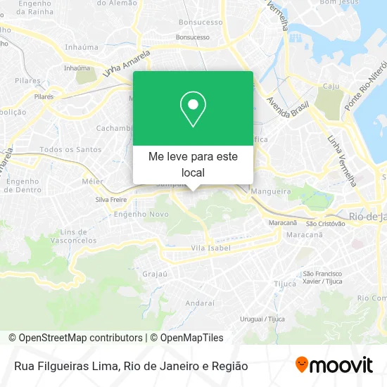 Rua Filgueiras Lima mapa