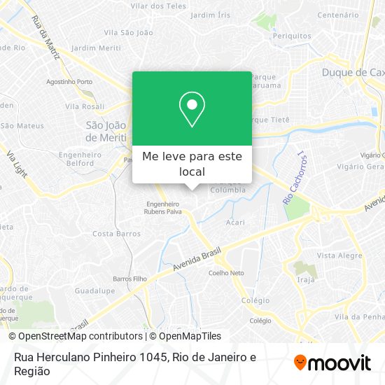Rua Herculano Pinheiro 1045 mapa