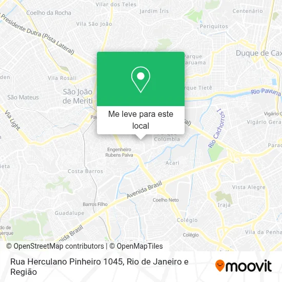 Rua Herculano Pinheiro 1045 mapa