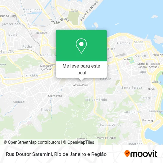 Rua Doutor Satamini mapa
