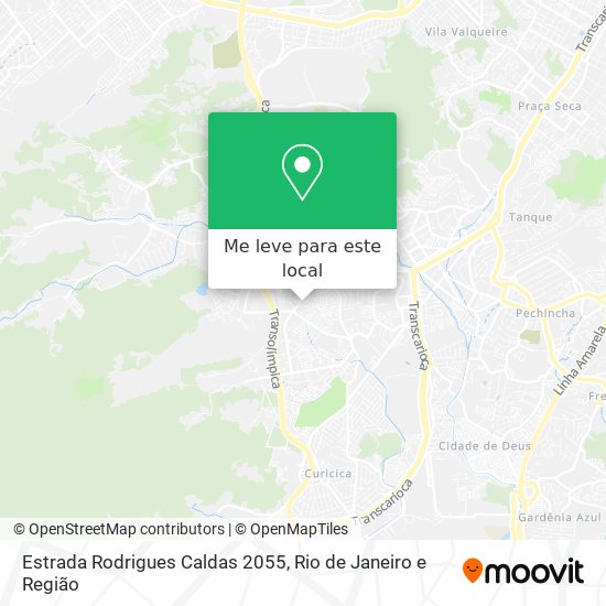 Estrada Rodrigues Caldas 2055 mapa