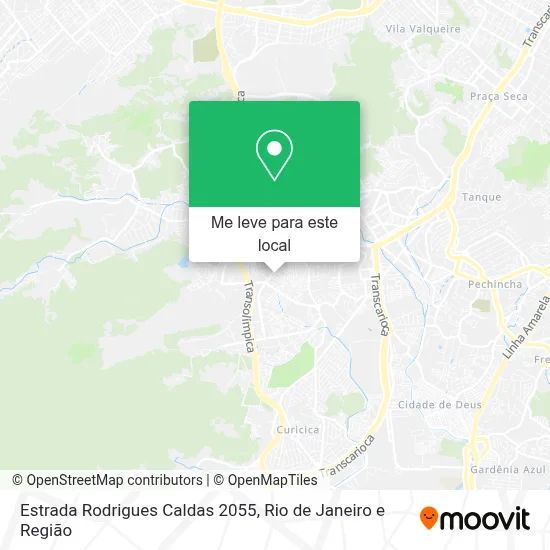 Estrada Rodrigues Caldas 2055 mapa