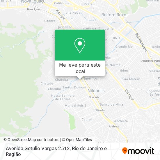 Avenida Getúlio Vargas 2512 mapa