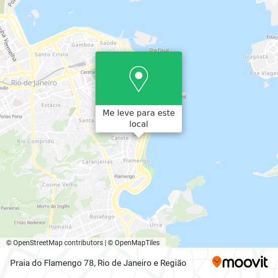 Praia do Flamengo 78 mapa