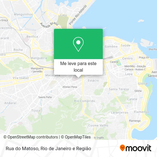 Rua do Matoso mapa