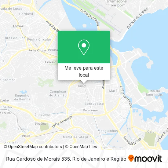 Rua Cardoso de Morais 535 mapa