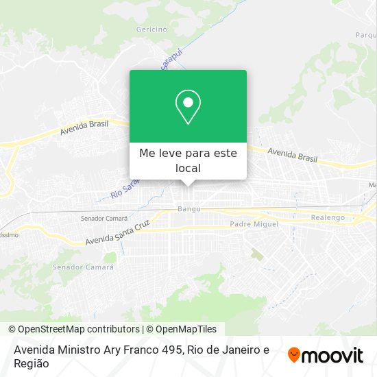 Avenida Ministro Ary Franco 495 mapa