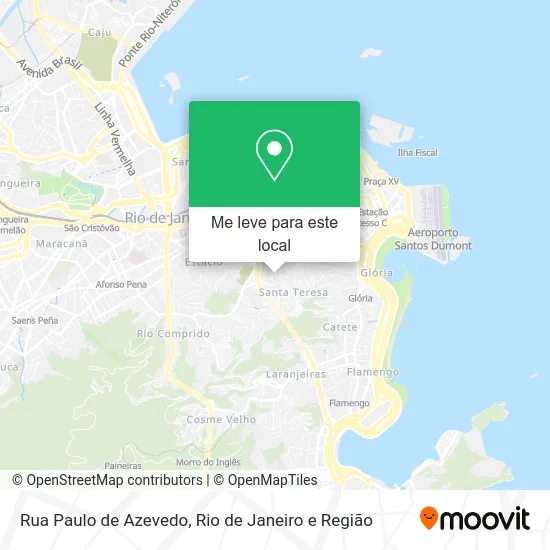 Rua Paulo de Azevedo mapa