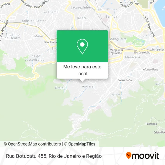 Rua Botucatu 455 mapa