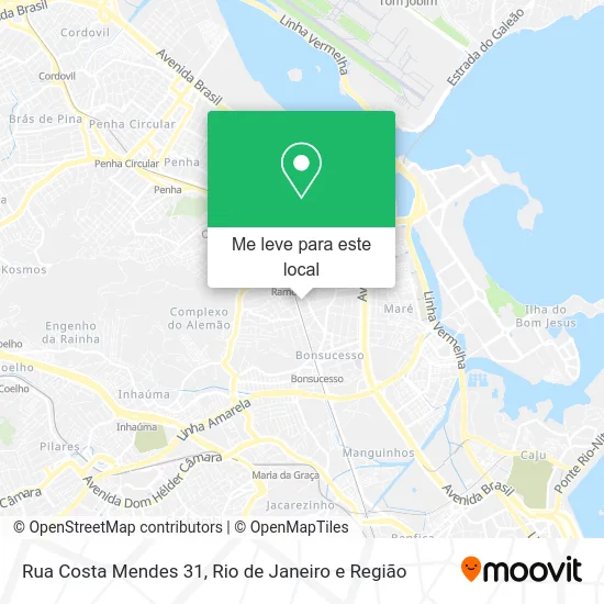 Rua Costa Mendes 31 mapa