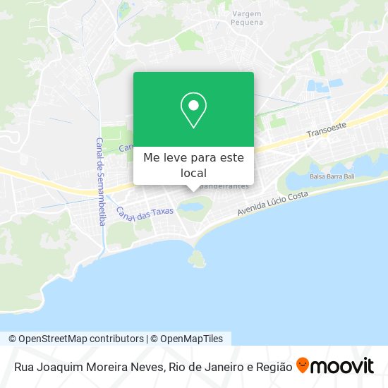 Rua Joaquim Moreira Neves mapa