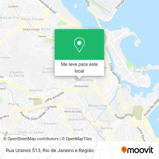 Rua Uranos 513 mapa