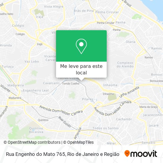 Rua Engenho do Mato 765 mapa
