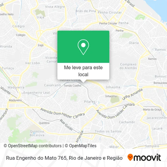 Rua Engenho do Mato 765 mapa