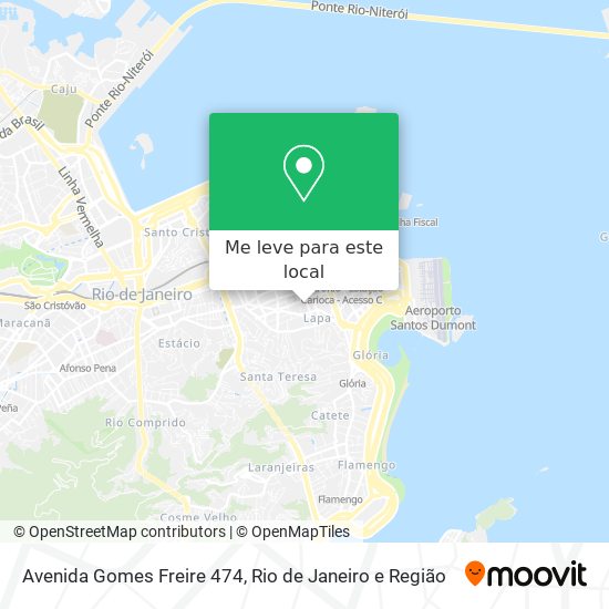 Avenida Gomes Freire 474 mapa