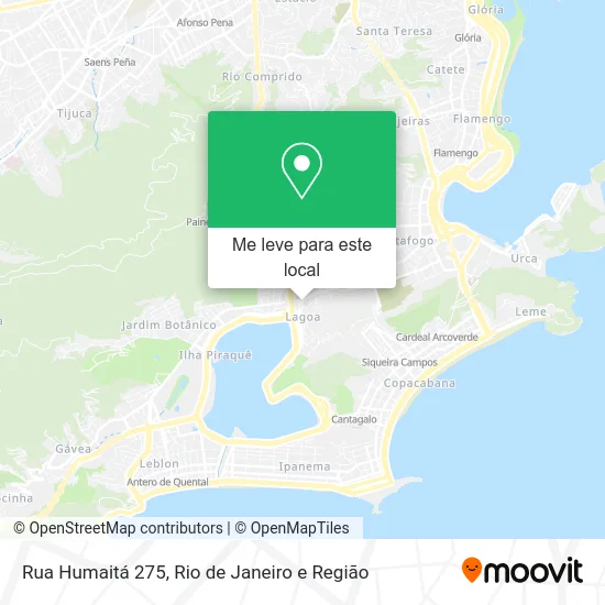 Rua Humaitá 275 mapa