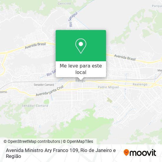 Avenida Ministro Ary Franco 109 mapa