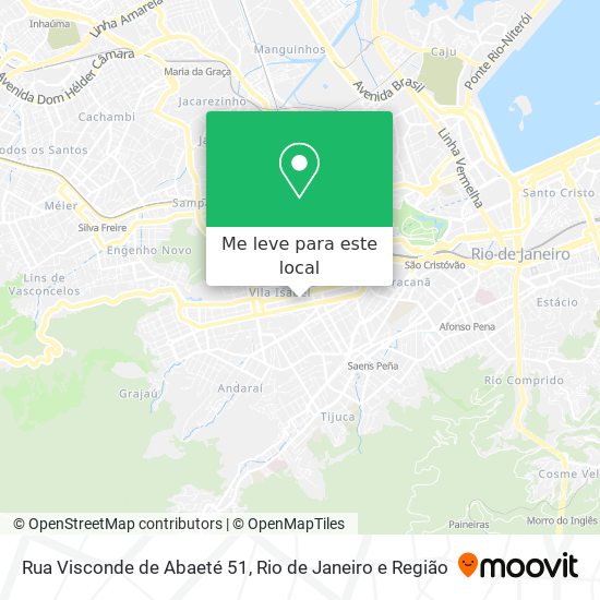 Rua Visconde de Abaeté 51 mapa