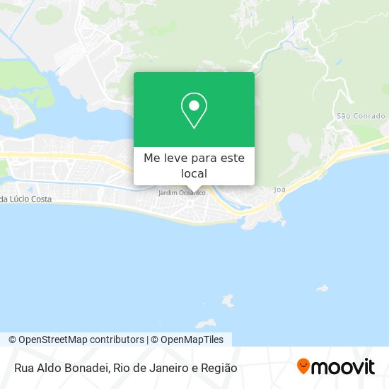 Rua Aldo Bonadei mapa